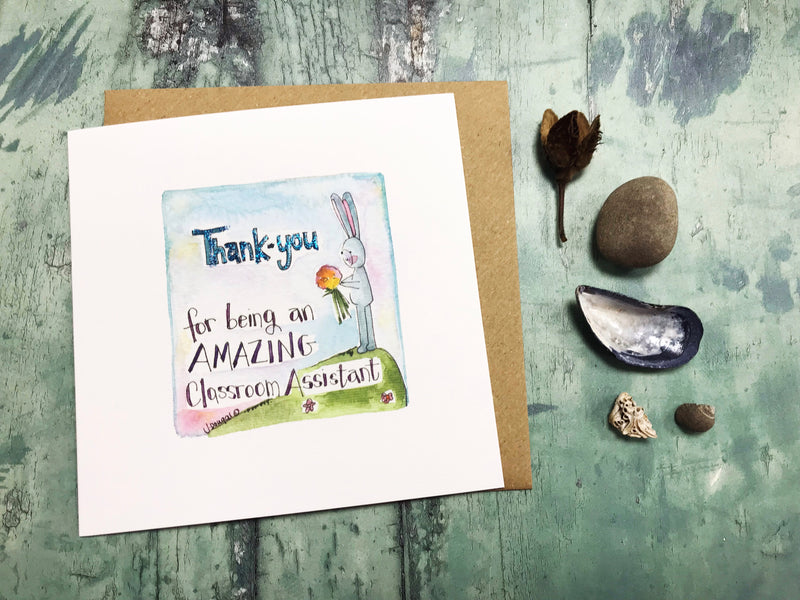 Thank You Classroom Assistant Card - Personalised