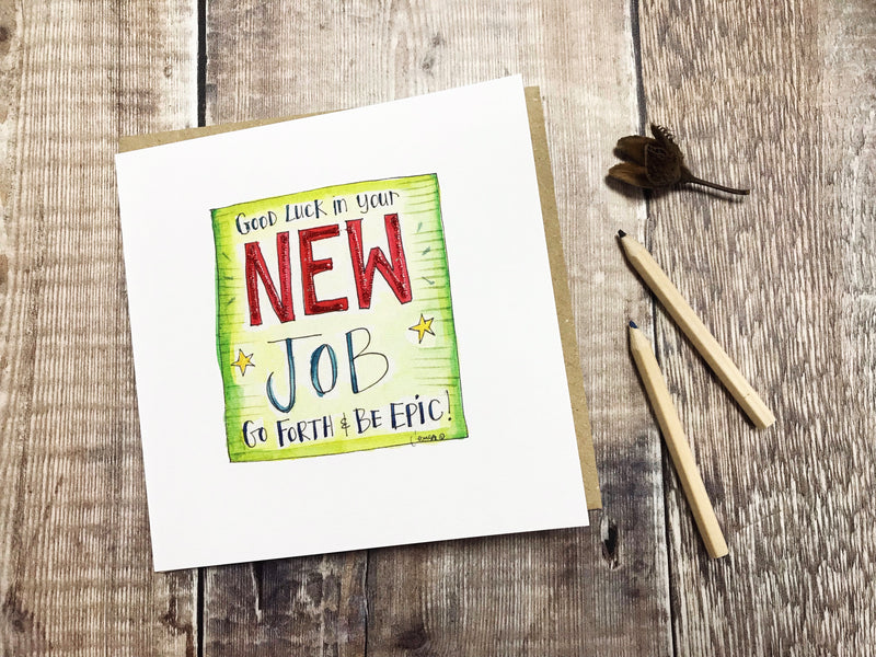 "New Job" Card - Personalised
