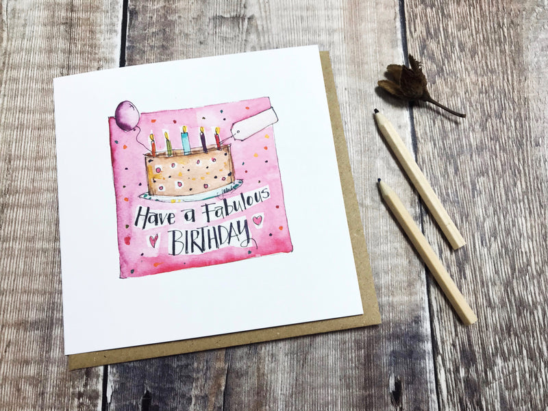 "Have a Fabulous Birthday" Card - Personalised