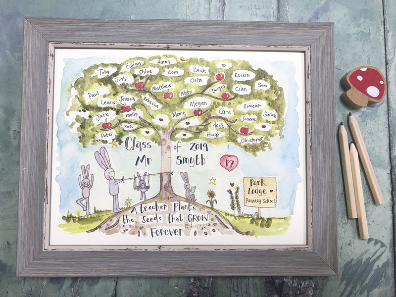 "Classroom Tree" Print