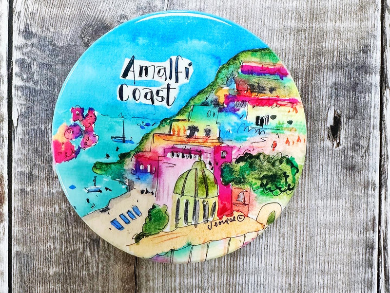 Amalfi Coast Ceramic Coaster